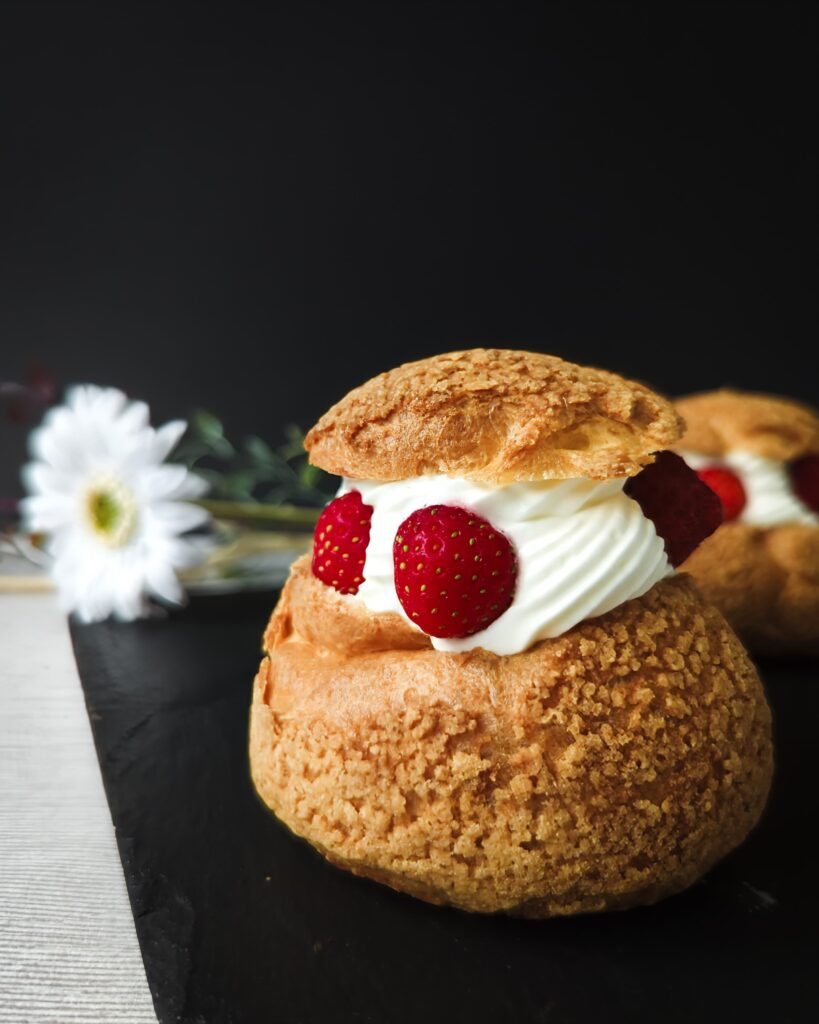 Choux chantilly fraises