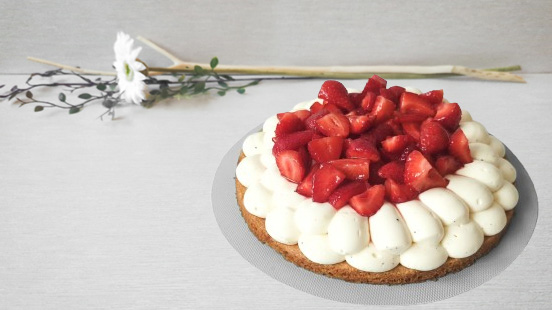 Tarte aux fraises sur mesure