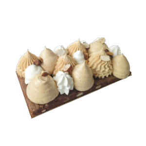 Bûche de Noël praliné