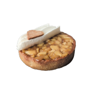 Tartelette pomme caramel Saint Valentin